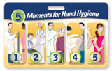 5 Moments for Hand Hygiene Badgieâ„¢ Card - Ambulatory Care